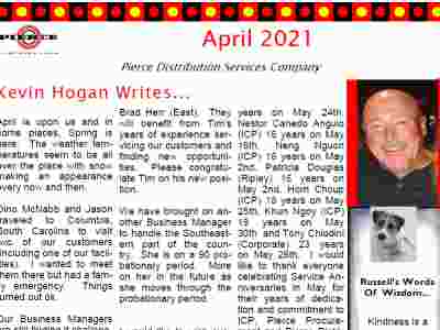April 2021 Newsletter